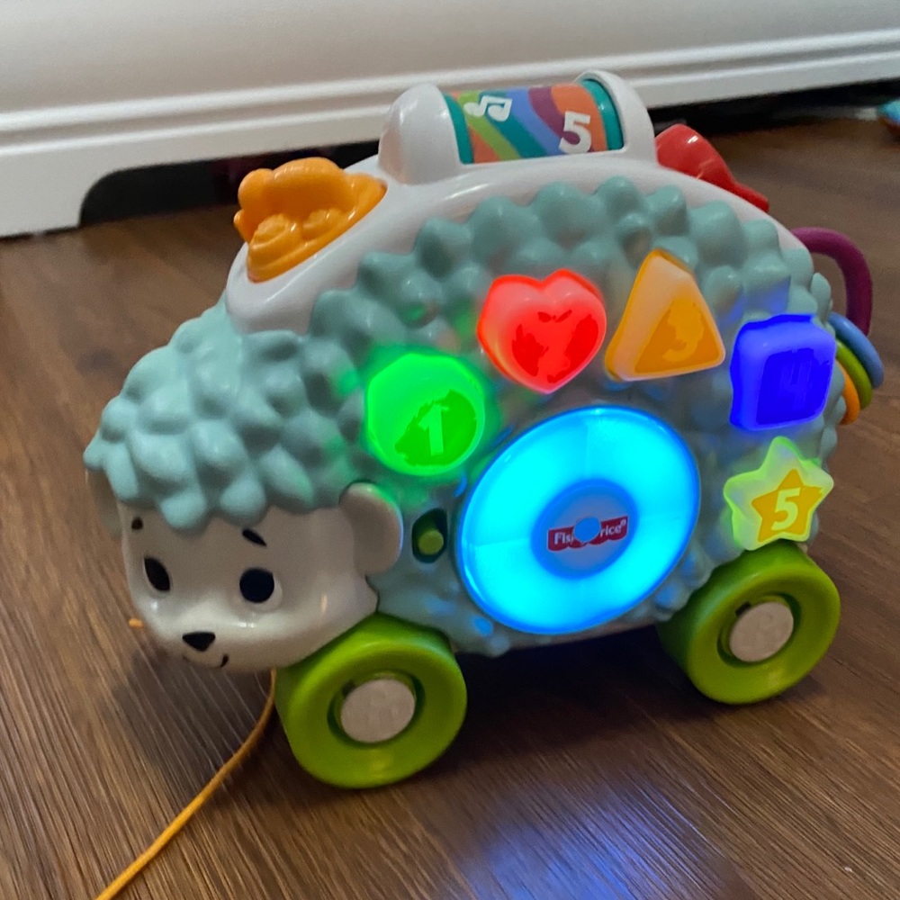 4/$30 Fisher Price Infant Pull Hedgehog Toy